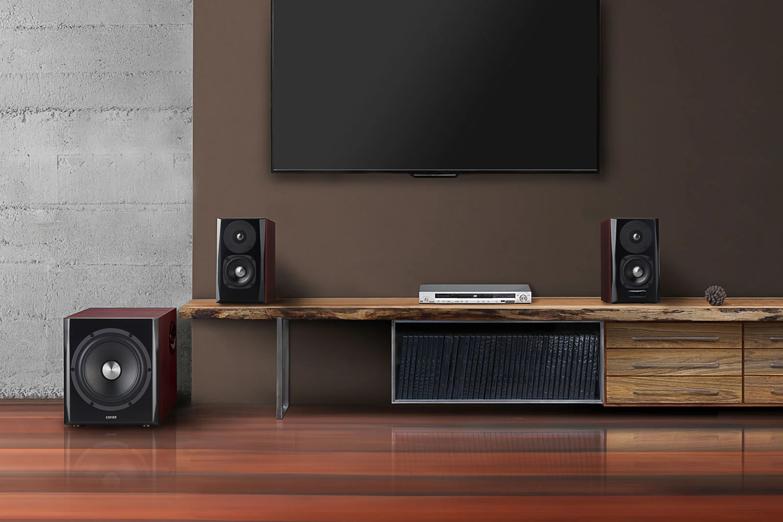 S350DB Bluetooth Bookshelf Speakers with Subwoofer - Image 6